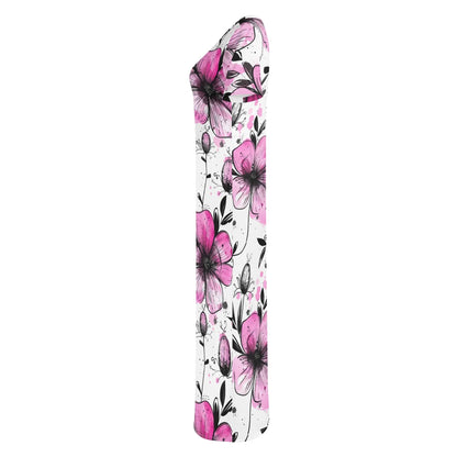 graffiti-bluten-v1-short-sleeve-long-dress-long-dress-jlr-design-85772 - JLR Design