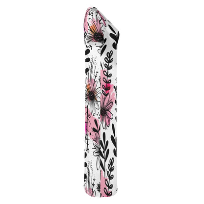 graffiti-bluten-v10-short-sleeve-long-dress-long-dress-jlr-design-29246 - JLR Design