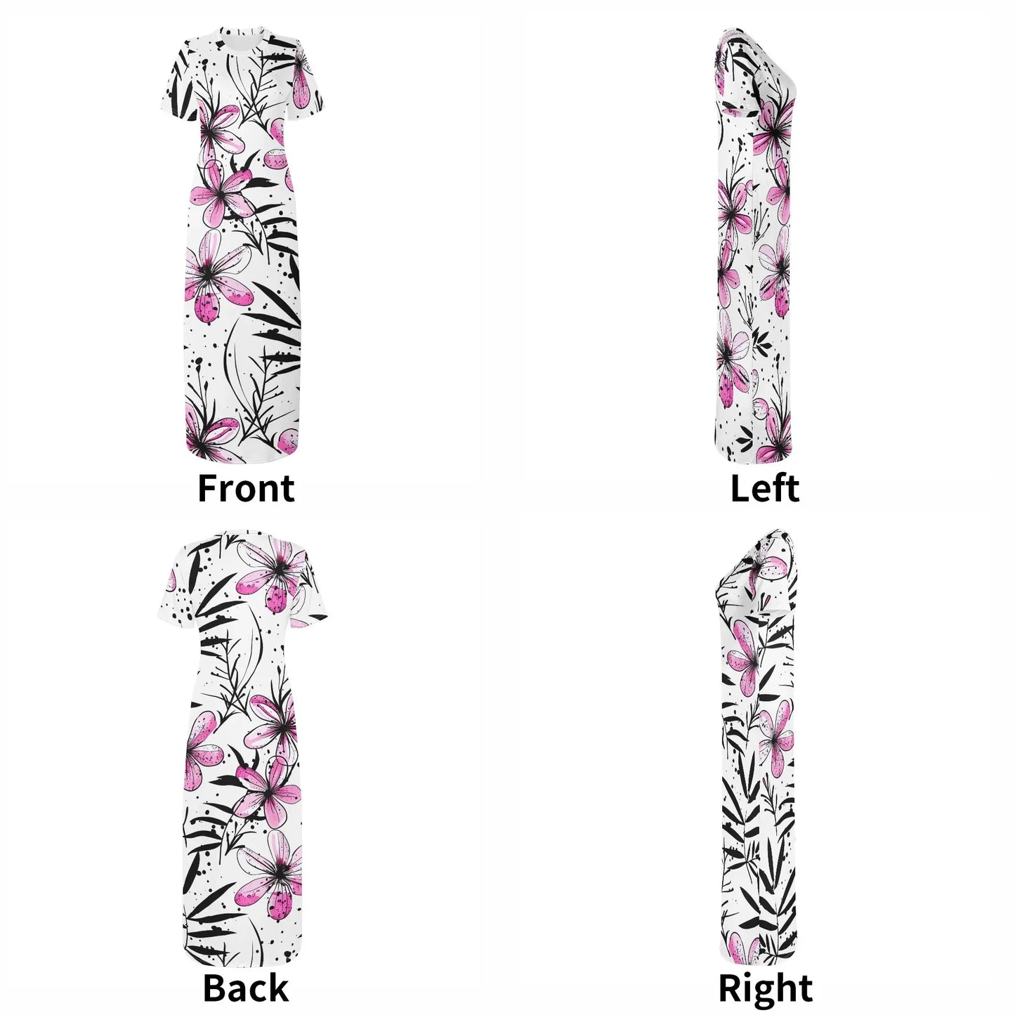 graffiti-bluten-v12-short-sleeve-long-dress-long-dress-jlr-design-25695 - JLR Design