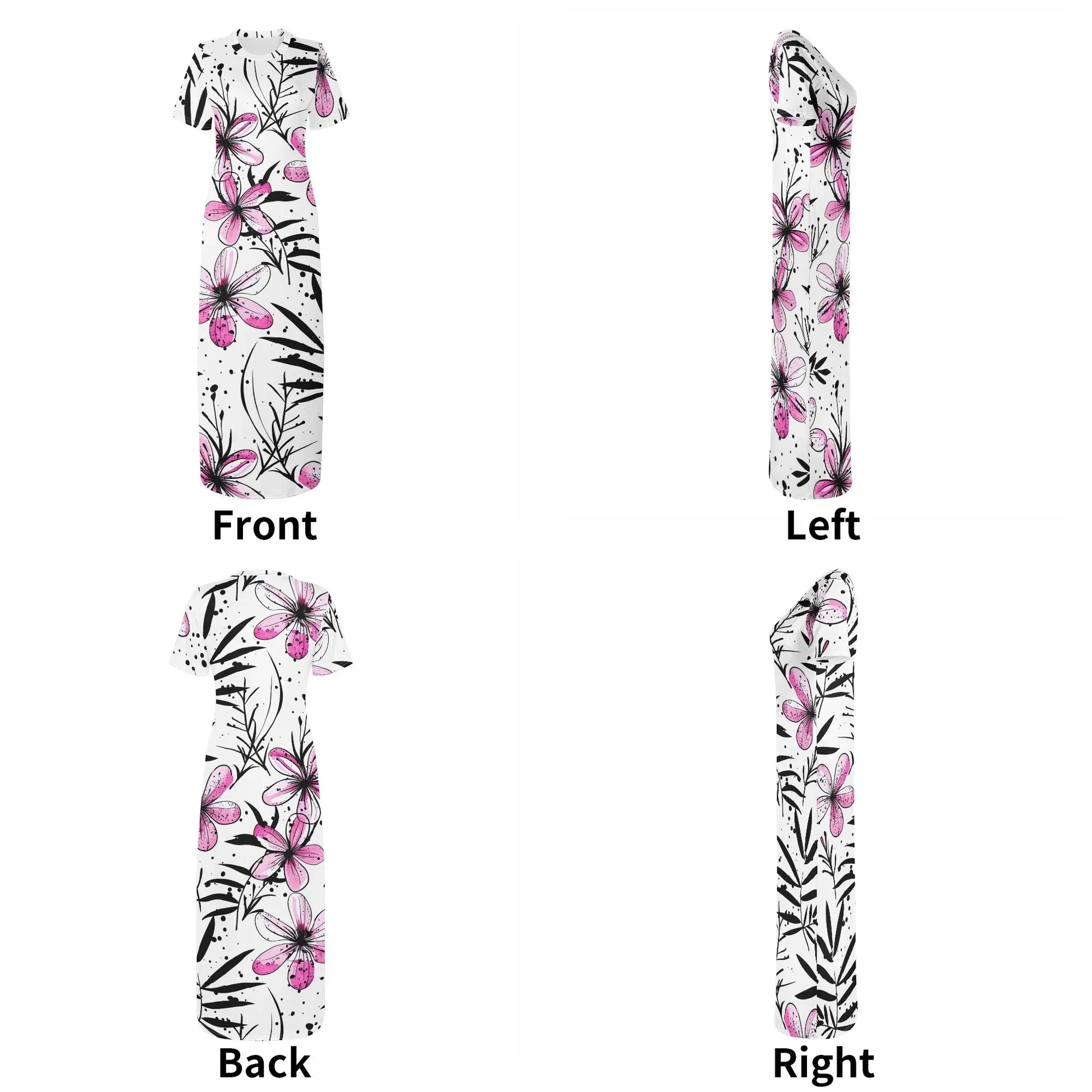 graffiti-bluten-v12-short-sleeve-long-dress-long-dress-jlr-design-25695 - JLR Design