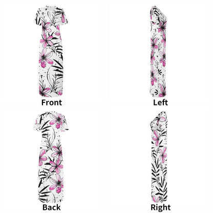 graffiti-bluten-v12-short-sleeve-long-dress-long-dress-jlr-design-25695 - JLR Design