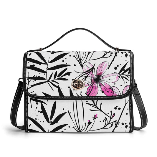 Graffiti Blüten v13 Satchel Bag Umhängetasche JLR Design