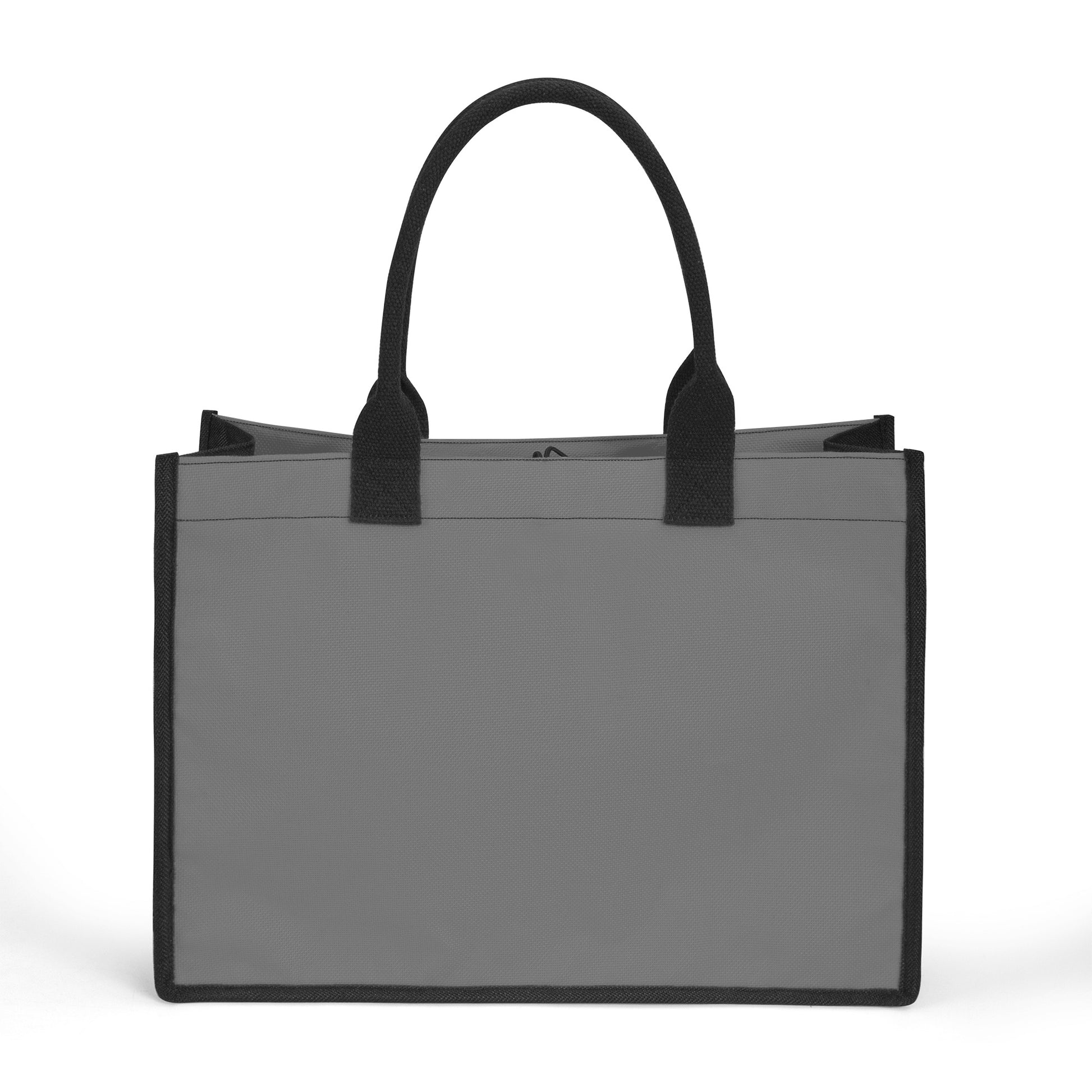 Graue Canvas Shopper Tasche Einkaufstasche JLR Design