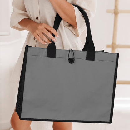 Graue Canvas Shopper Tasche Einkaufstasche JLR Design