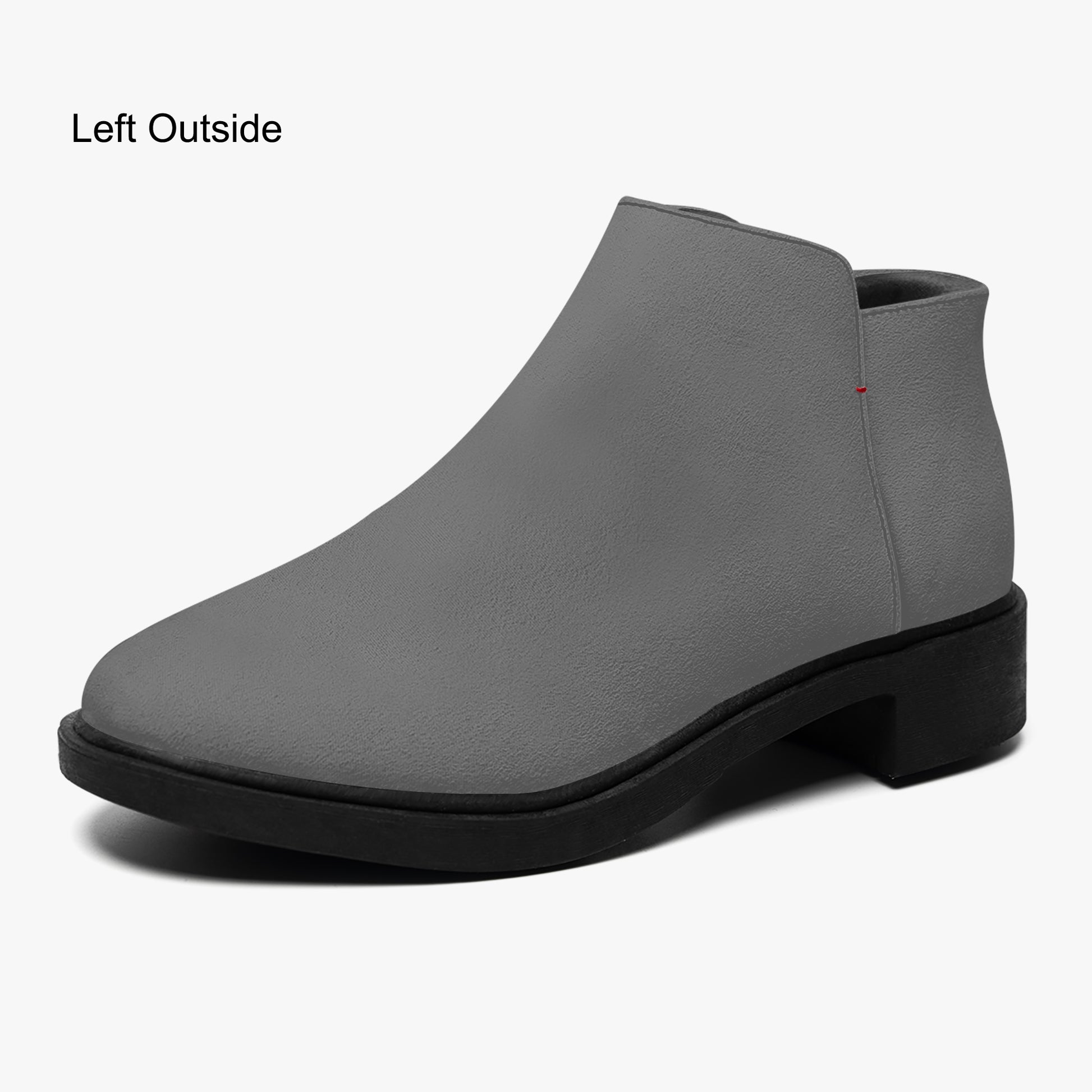 Graue elegante Reißverschluss-Stiefeletten Stiefeletten JLR Design