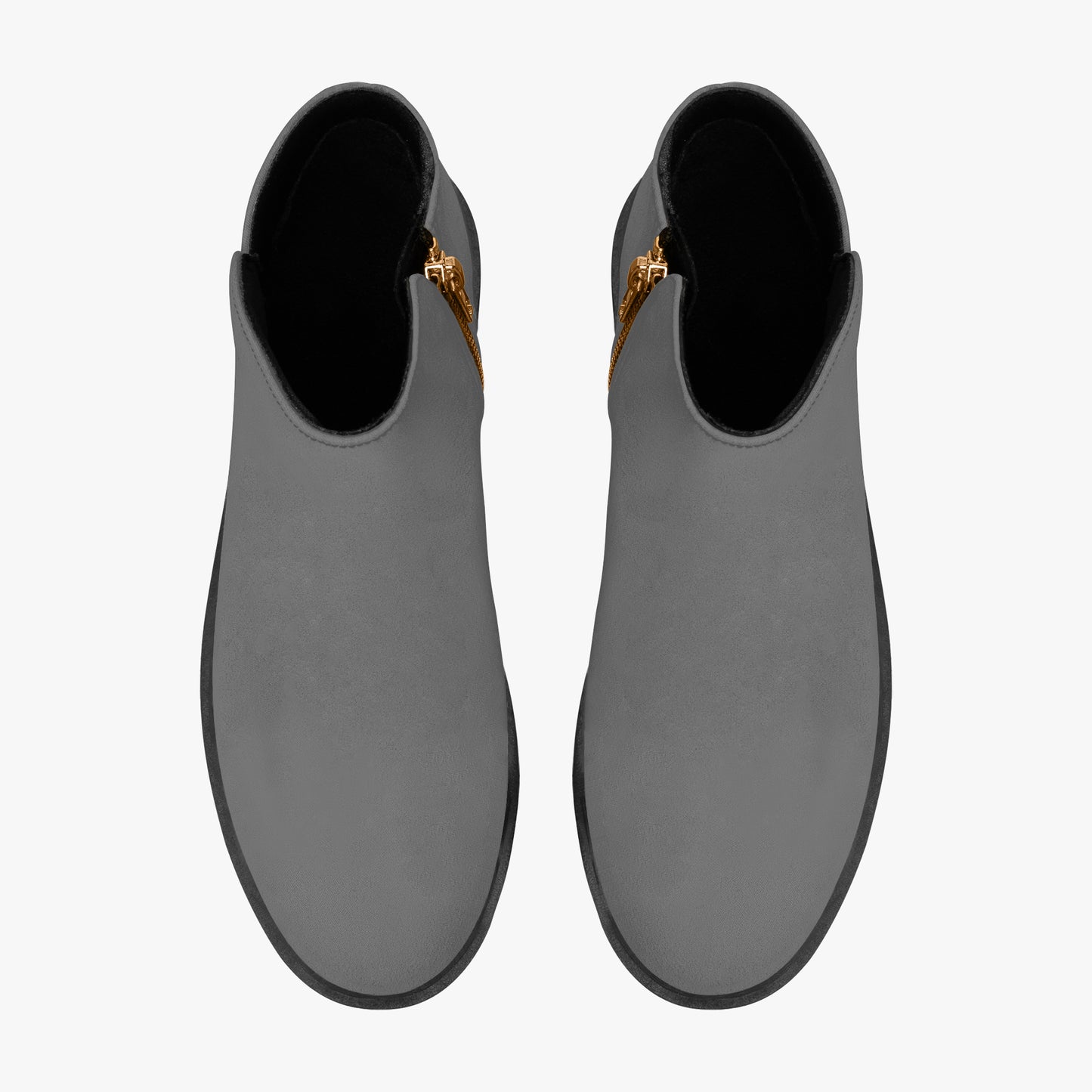 Graue elegante Reißverschluss-Stiefeletten Stiefeletten JLR Design