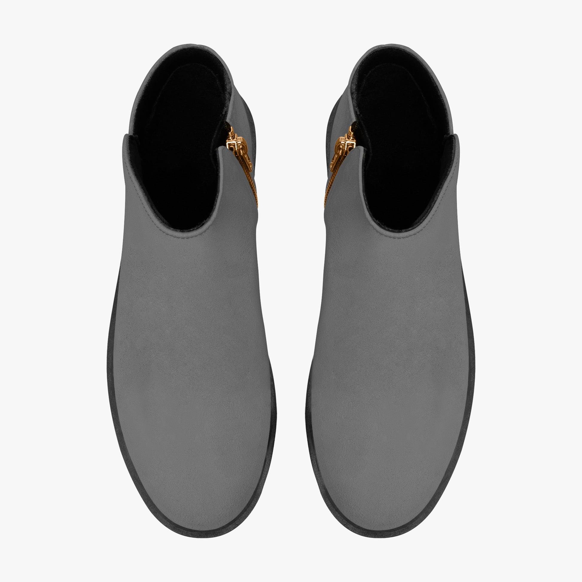 Graue elegante Reißverschluss-Stiefeletten Stiefeletten JLR Design