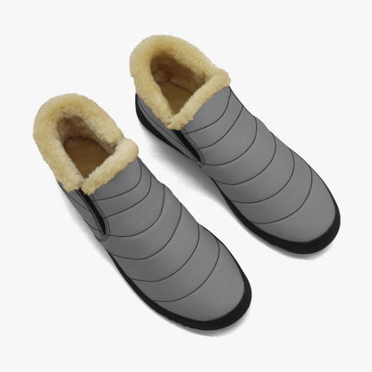 Graue Faux Fur Slipper Slipper JLR Design