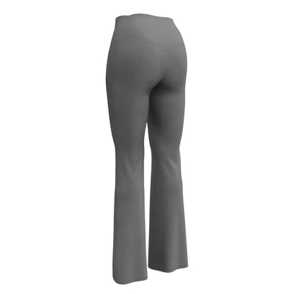 Graue High Waist Flare Leggings Flare Leggings 59.99 Flare, Grau, High, Leggings, Waist JLR Design