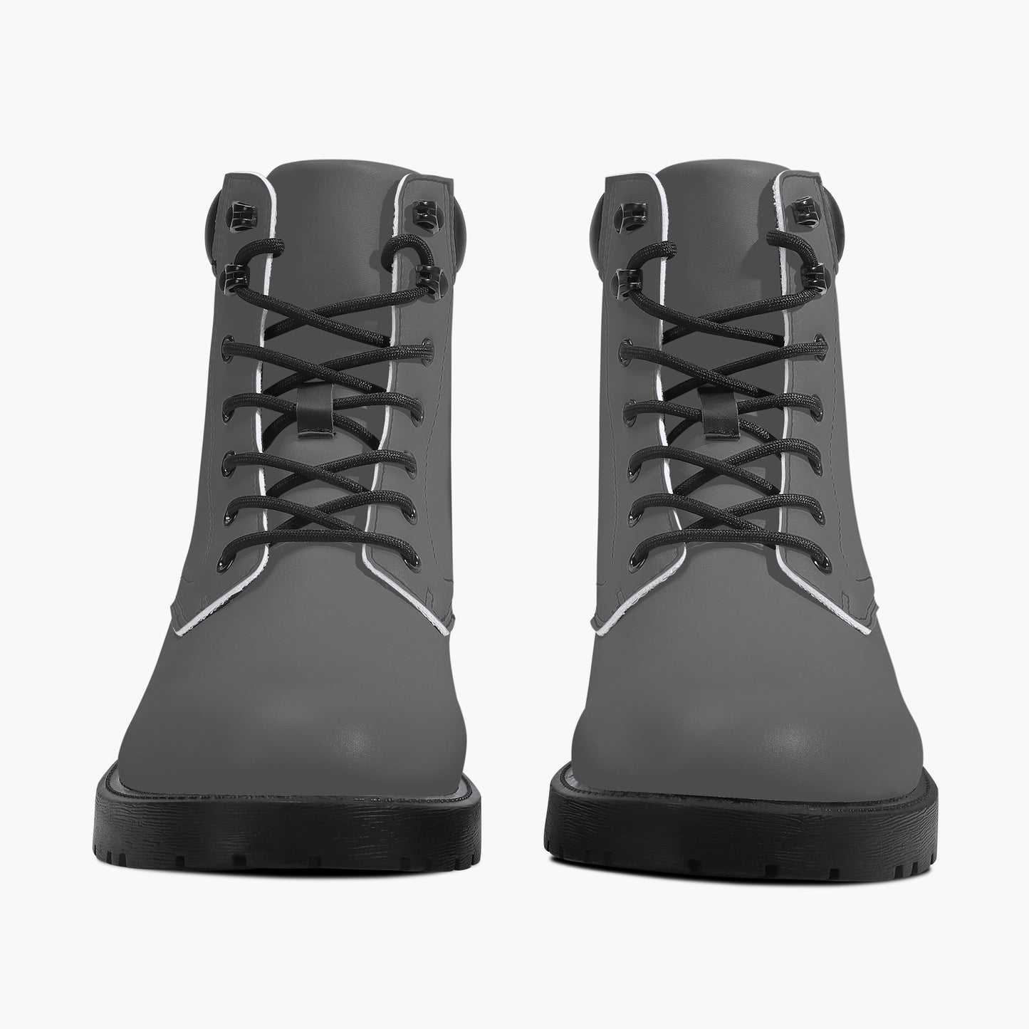 Graue Leder Boots | Stylische und Warme Winterstiefel Boots JLR Design