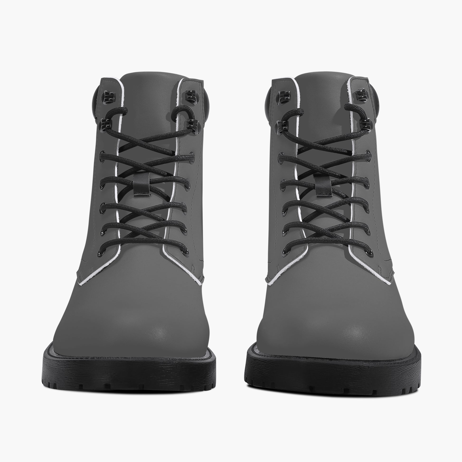 Graue Leder Boots | Stylische und Warme Winterstiefel Boots JLR Design