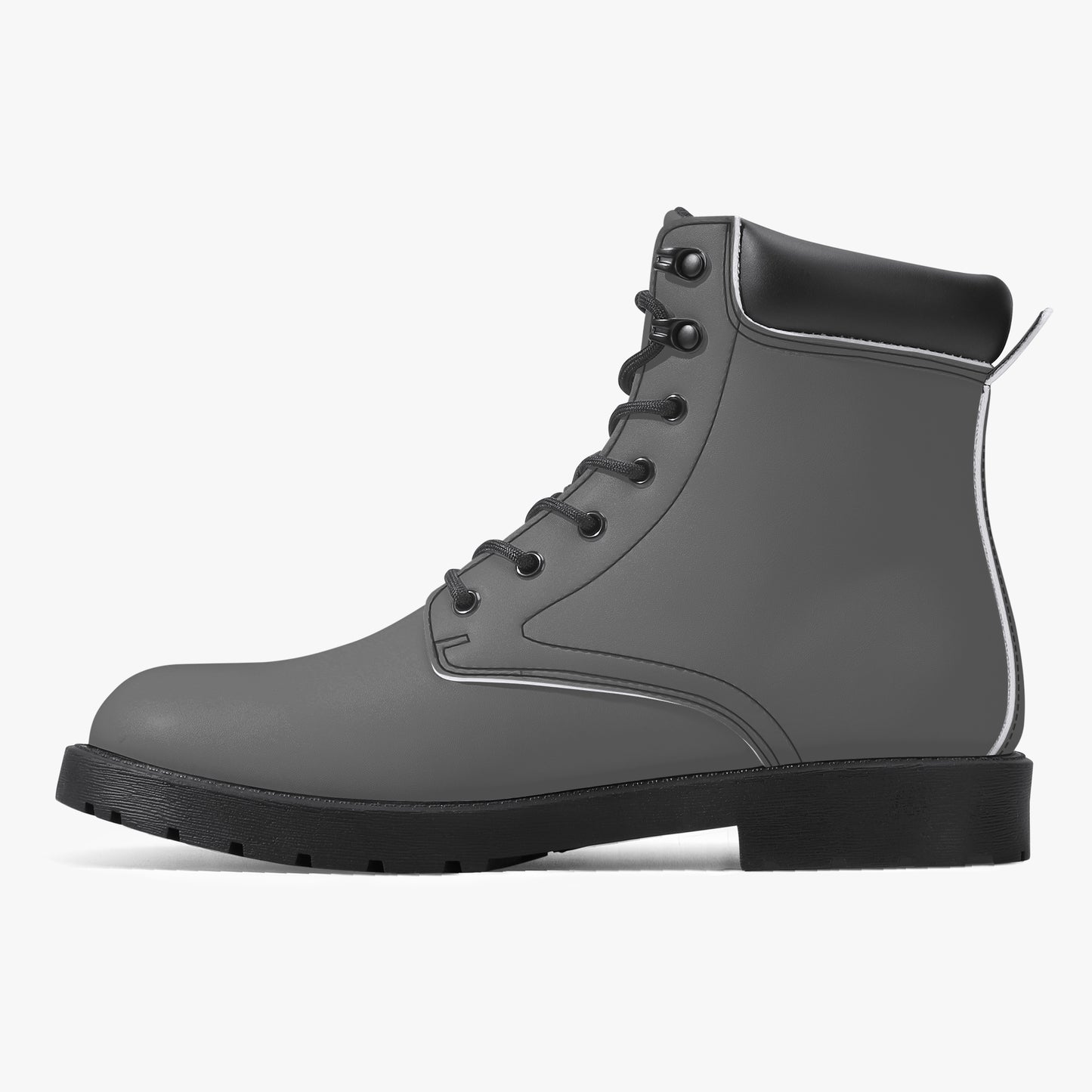 Graue Leder Boots | Stylische und Warme Winterstiefel Boots JLR Design