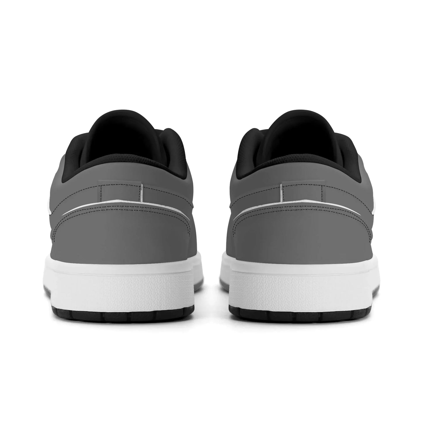 graue-low-top-leder-sneaker-fur-herren-sneaker-jlr-design-65360 - JLR Design