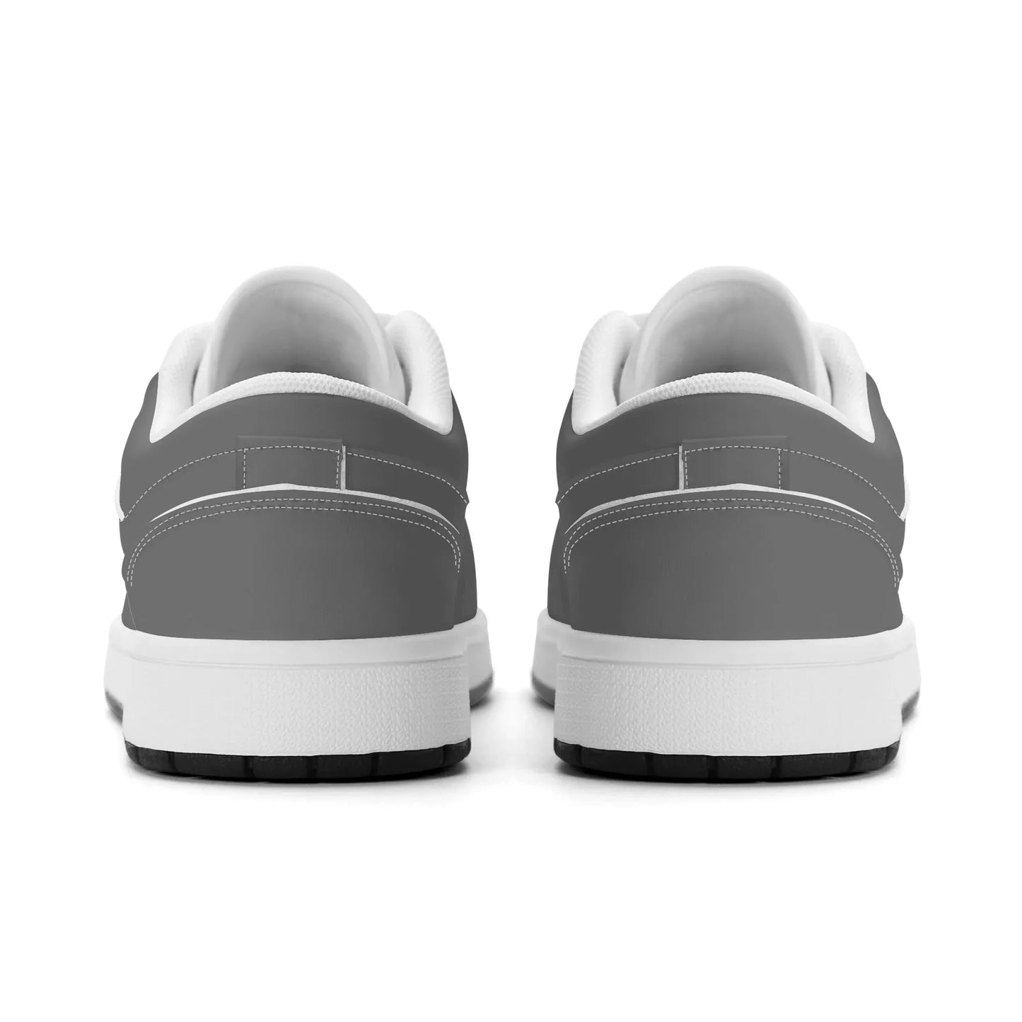 graue-low-top-leder-sneaker-fur-herren-sneaker-jlr-design-31059 - JLR Design