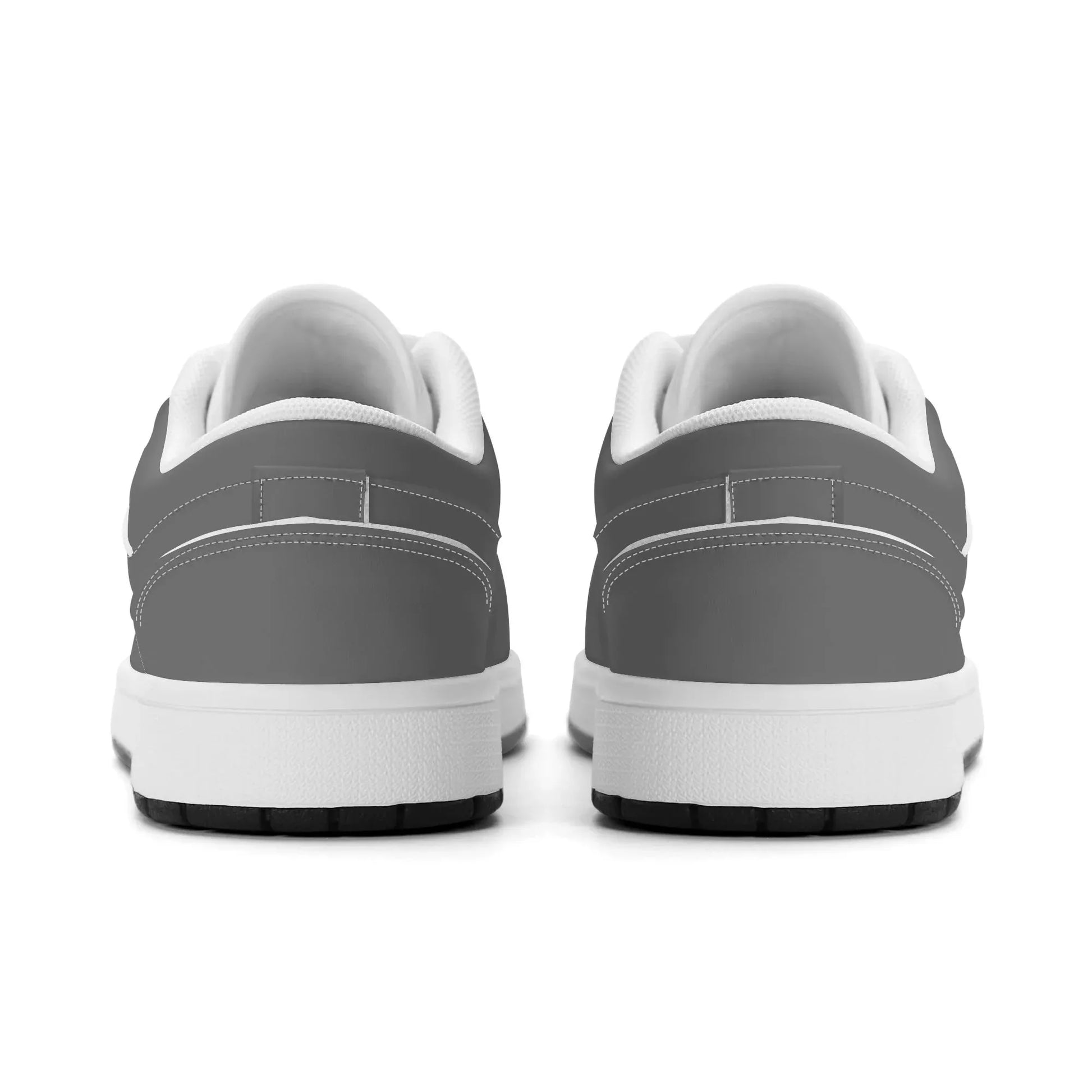 graue-low-top-leder-sneaker-fur-herren-sneaker-jlr-design-31059 - JLR Design