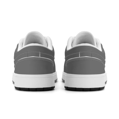 graue-low-top-leder-sneaker-fur-herren-sneaker-jlr-design-31059 - JLR Design