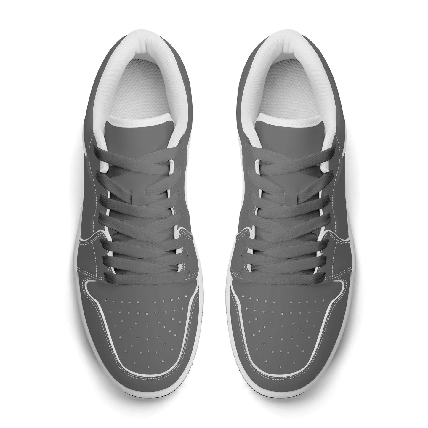 graue-low-top-leder-sneaker-fur-herren-sneaker-jlr-design-86895 - JLR Design
