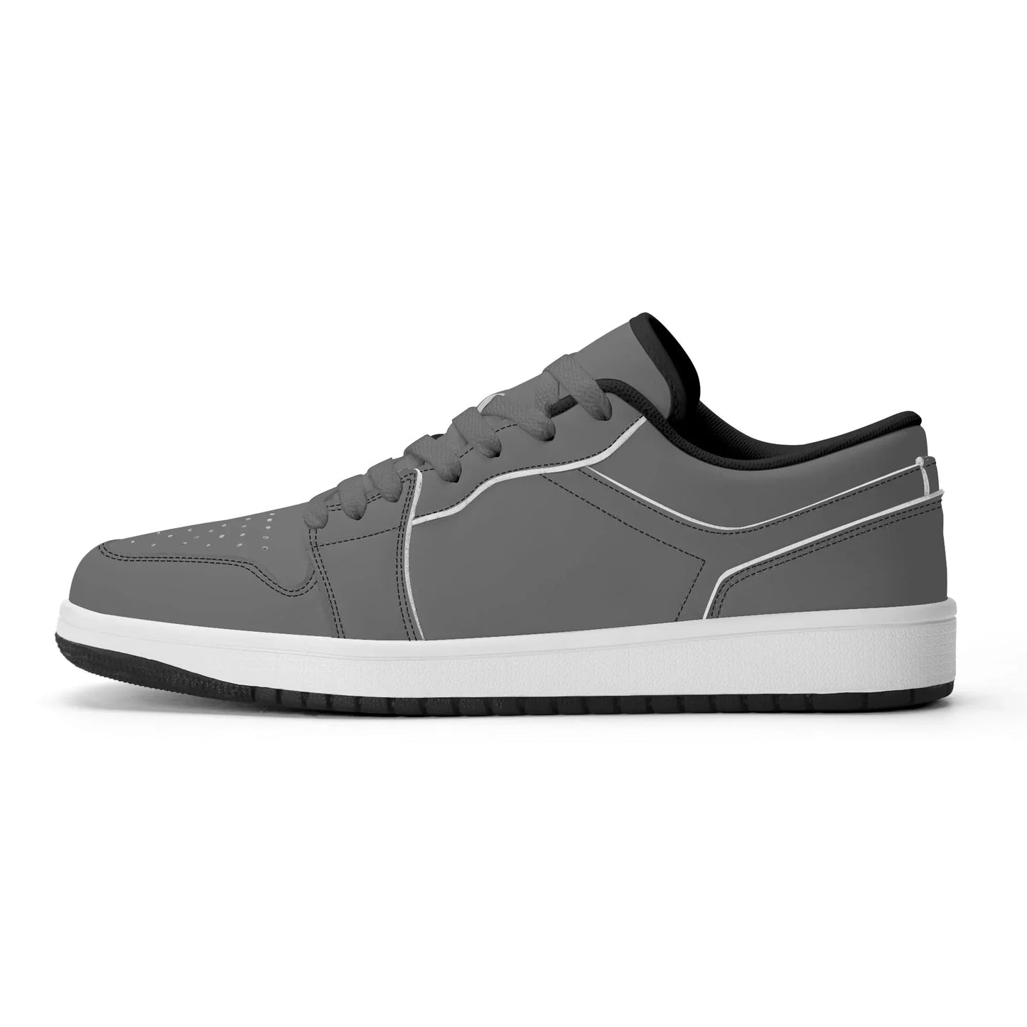 graue-low-top-leder-sneaker-fur-herren-sneaker-jlr-design-46135 - JLR Design