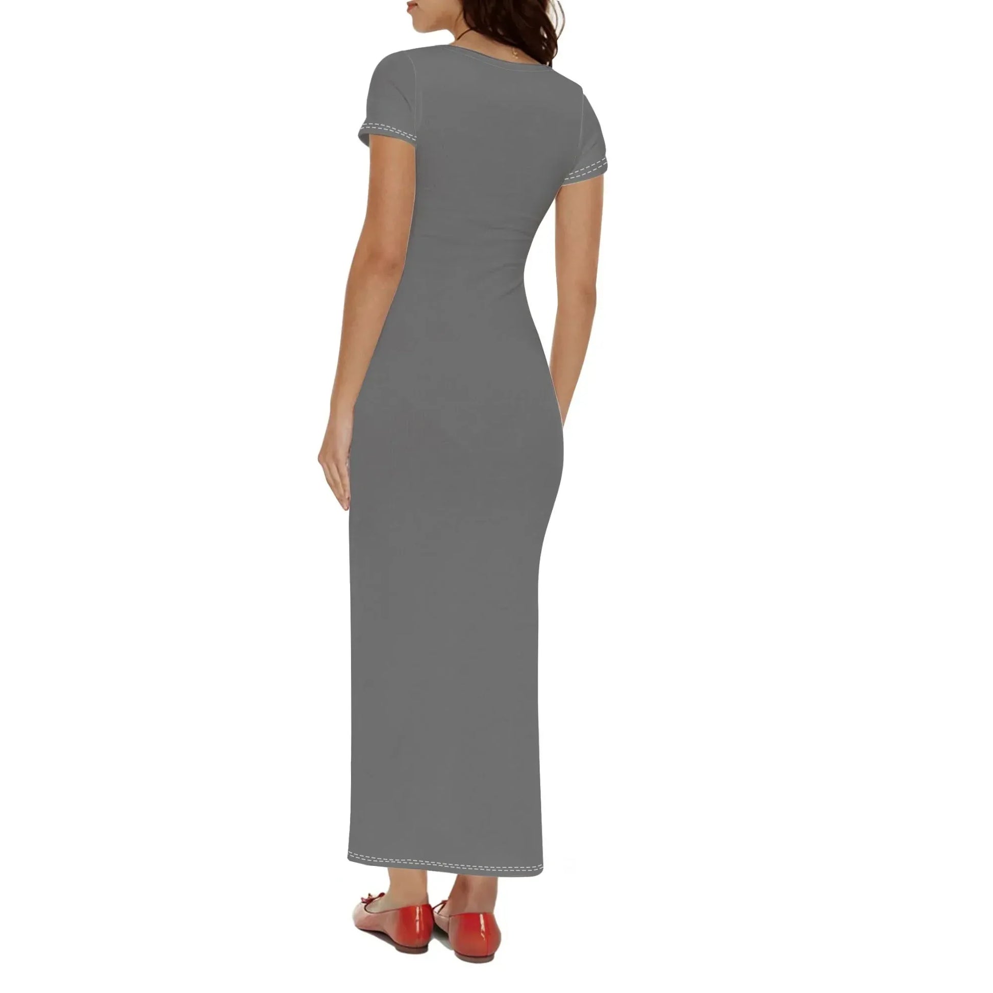 graues-short-sleeve-long-dress-long-dress-jlr-design-77058 - JLR Design