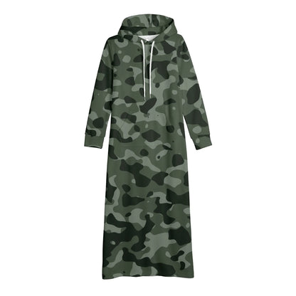 green-camouflage-bequemes-leichtes-hoodie-kleid-hoodiekleid-jlr-design-88544 - JLR Design