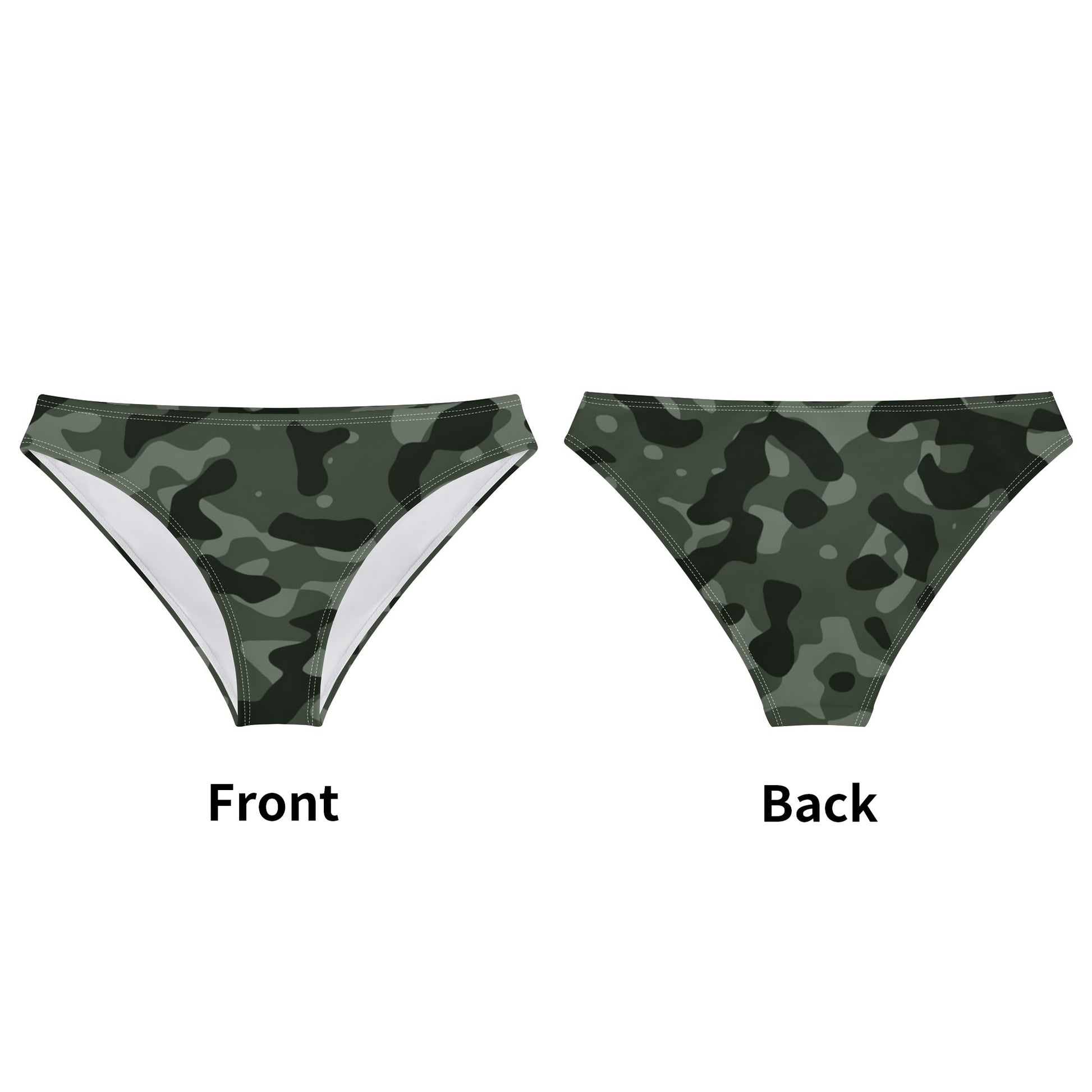 Green Camouflage Damen Slip Damen Slip JLR Design