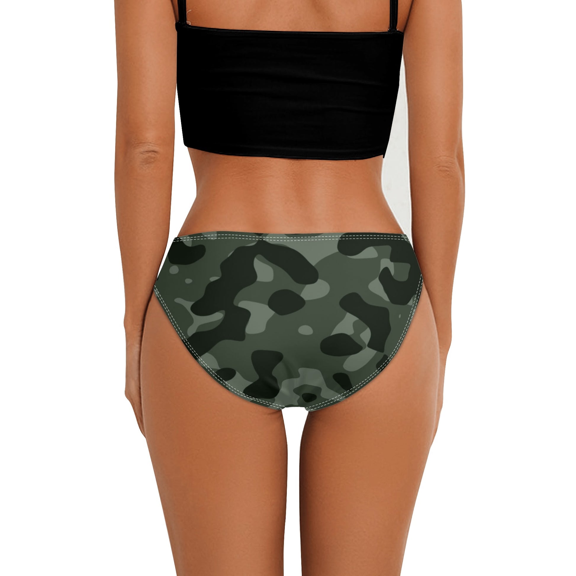 Green Camouflage Damen Slip Damen Slip JLR Design