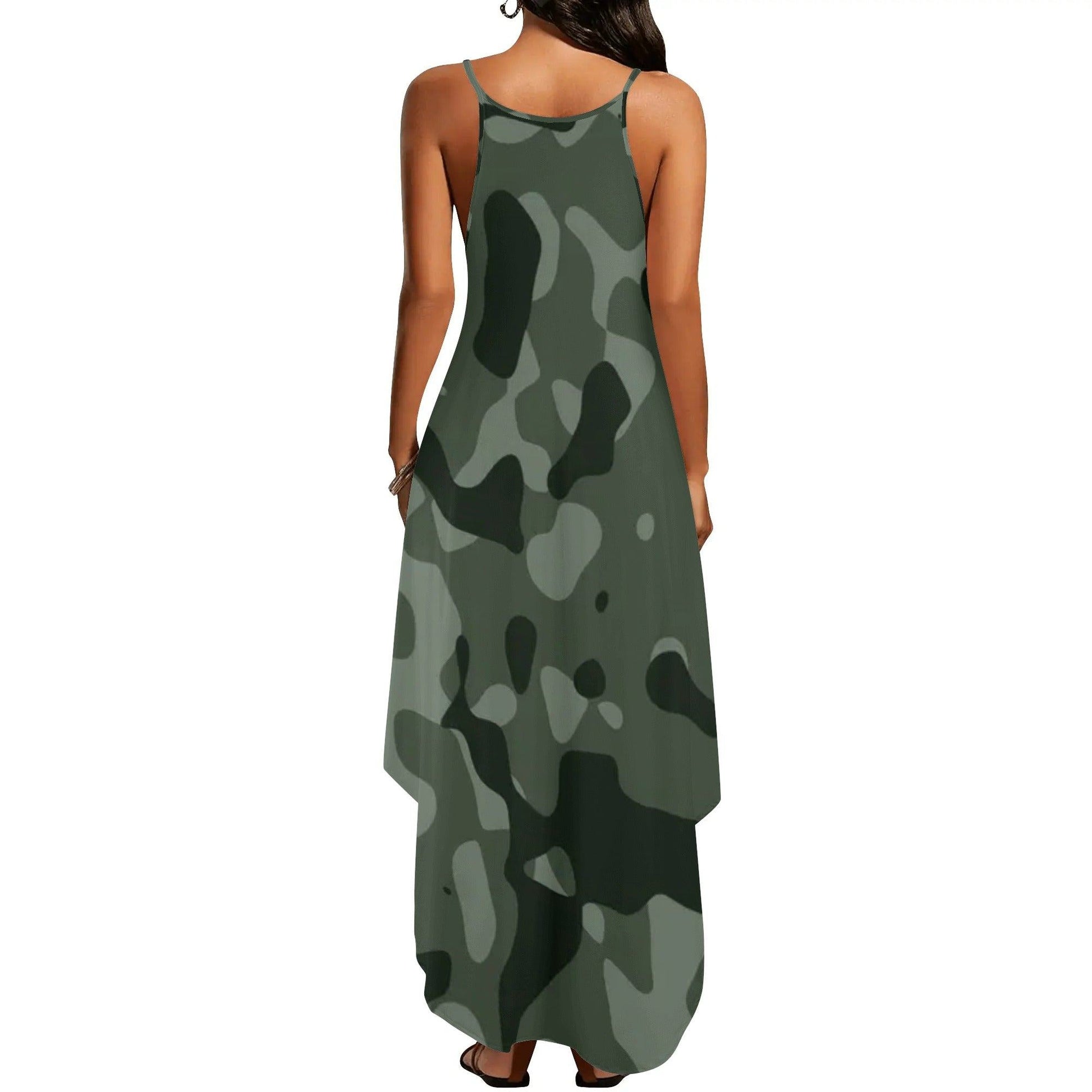 Green Camouflage elegantes ärmelloses Abendkleid Abendkleid 77.99 Abendkleid, Camouflage, Elegant, Green, ärmellos JLR Design