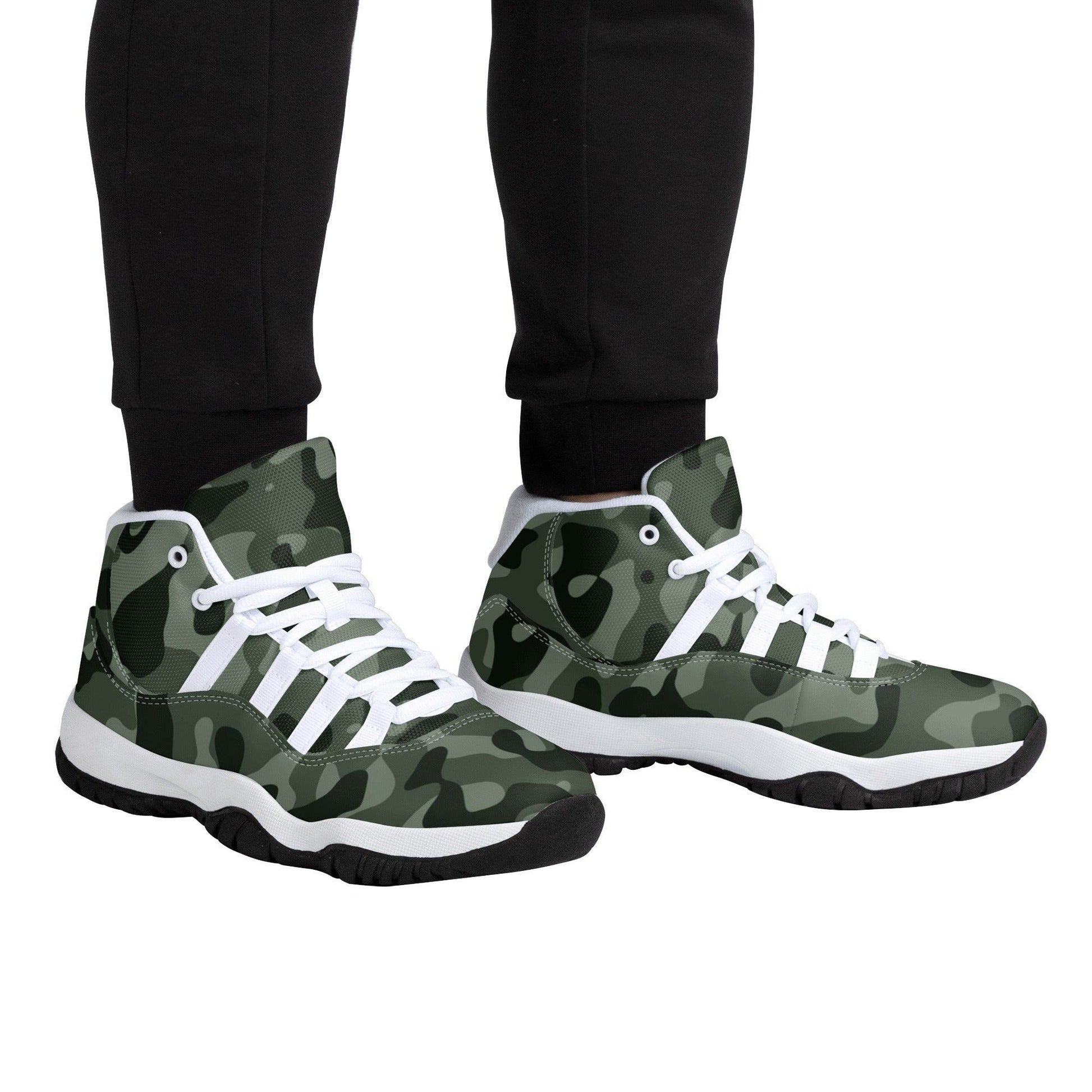 Green Camouflage High Top Herren Sneaker Sneaker 108.99 Camouflage, Green, Herren, High, Sneaker, Top JLR Design