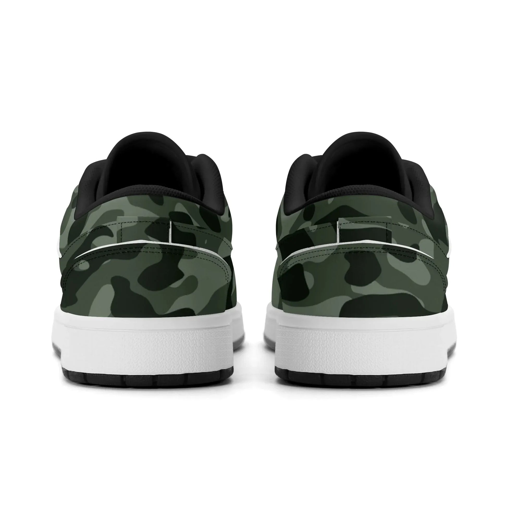 green-camouflage-low-top-leder-sneaker-fur-damen-sneaker-jlr-design-80933 - JLR Design