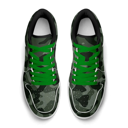 green-camouflage-low-top-leder-sneaker-fur-damen-sneaker-jlr-design-84437 - JLR Design