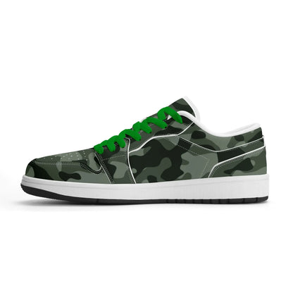 green-camouflage-low-top-leder-sneaker-fur-damen-sneaker-jlr-design-42933 - JLR Design