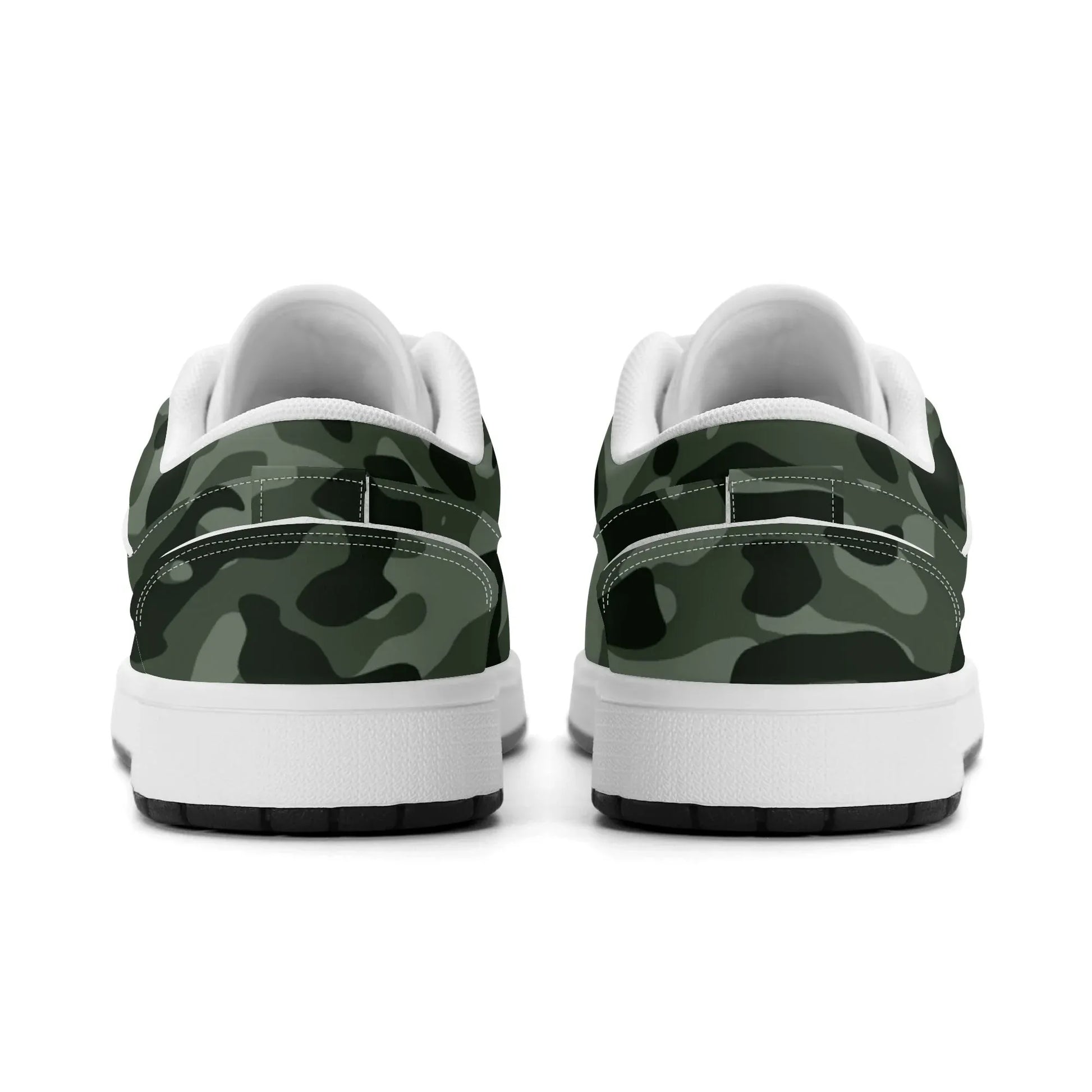 green-camouflage-low-top-leder-sneaker-fur-damen-sneaker-jlr-design-47102 - JLR Design