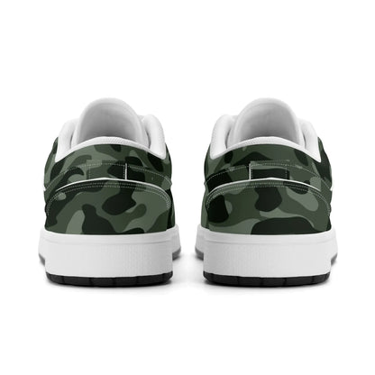 green-camouflage-low-top-leder-sneaker-fur-damen-sneaker-jlr-design-47102 - JLR Design