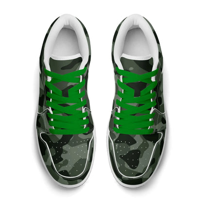 green-camouflage-low-top-leder-sneaker-fur-damen-sneaker-jlr-design-36526 - JLR Design