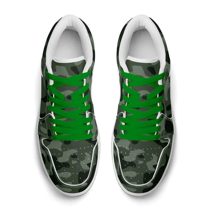 green-camouflage-low-top-leder-sneaker-fur-herren-sneaker-jlr-design-82518 - JLR Design