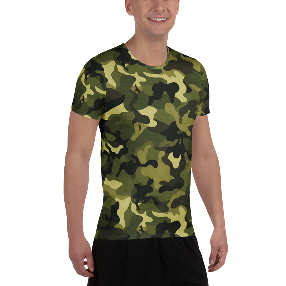 Green Camouflage v1 Sport-T-Shirt für Herren Sport T-Shirt JLR Design