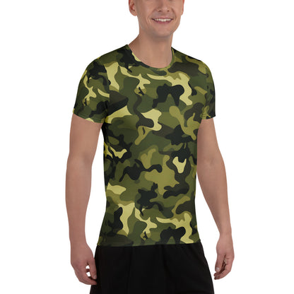 Green Camouflage v1 Sport-T-Shirt für Herren Sport T-Shirt JLR Design