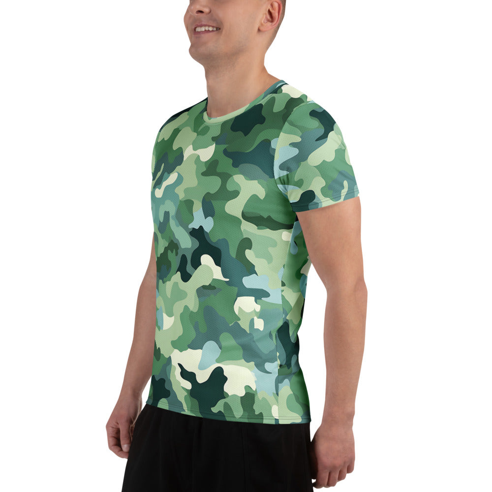 Green Camouflage v2 Sport-T-Shirt für Herren Sport T-Shirt JLR Design