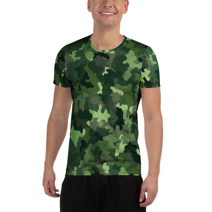 Green Camouflage v3 Sport-T-Shirt für Herren Sport T-Shirt JLR Design