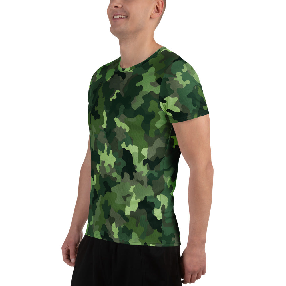 Green Camouflage v3 Sport-T-Shirt für Herren Sport T-Shirt JLR Design