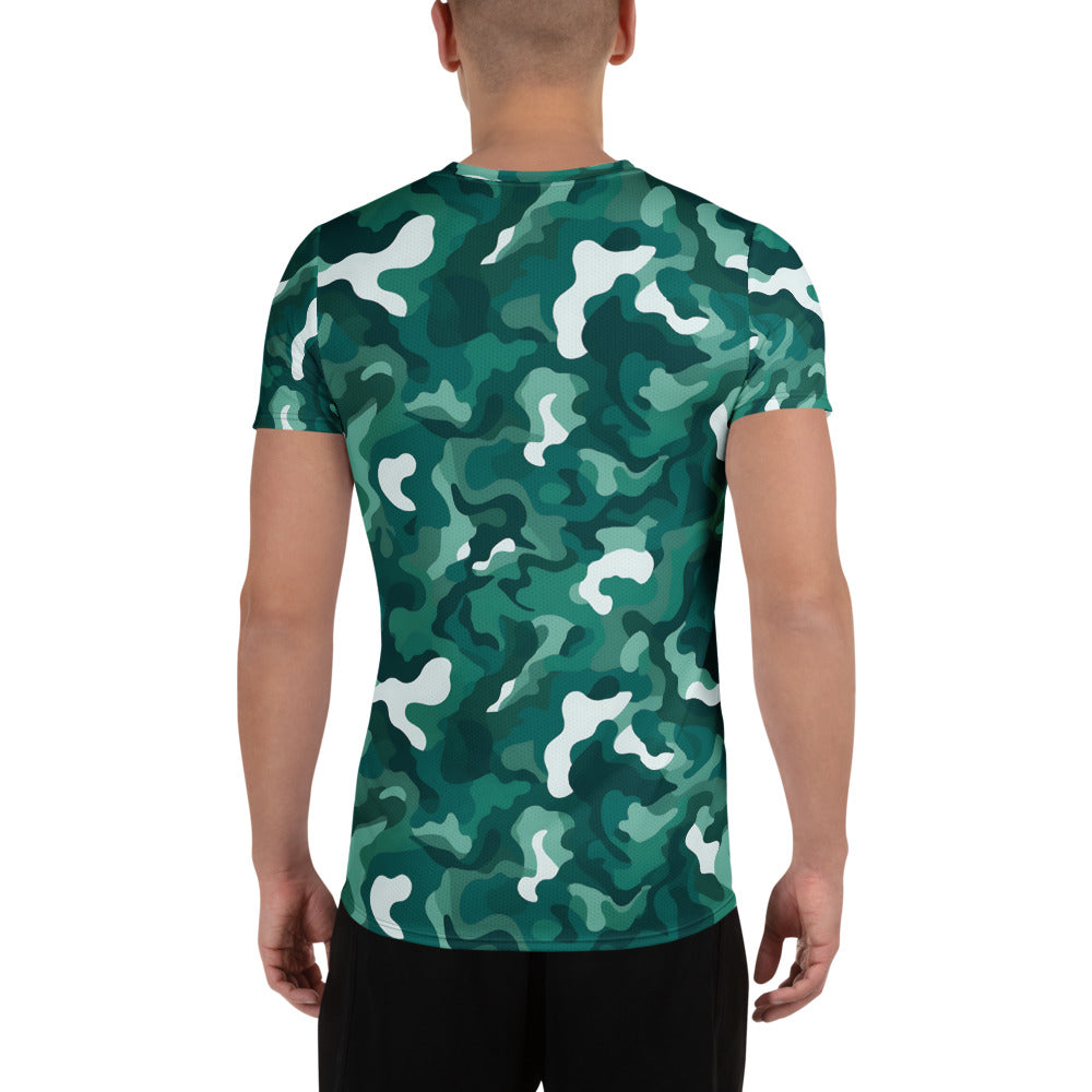 Green Camouflage v4 Sport-T-Shirt für Herren Sport T-Shirt JLR Design