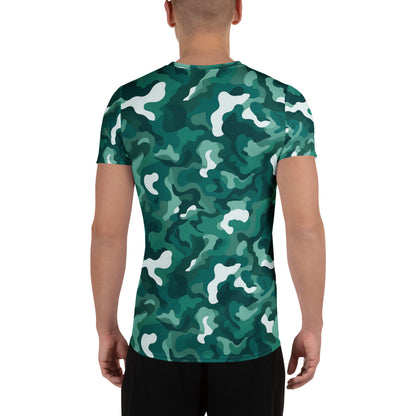 Green Camouflage v4 Sport-T-Shirt für Herren Sport T-Shirt JLR Design