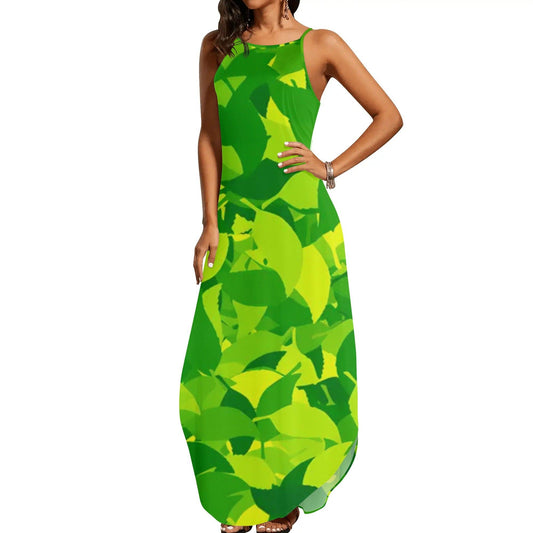 Green Leaf elegantes ärmelloses Abendkleid Abendkleid 77.99 Abendkleid, Elegant, Green, Leaf, ärmellos JLR Design