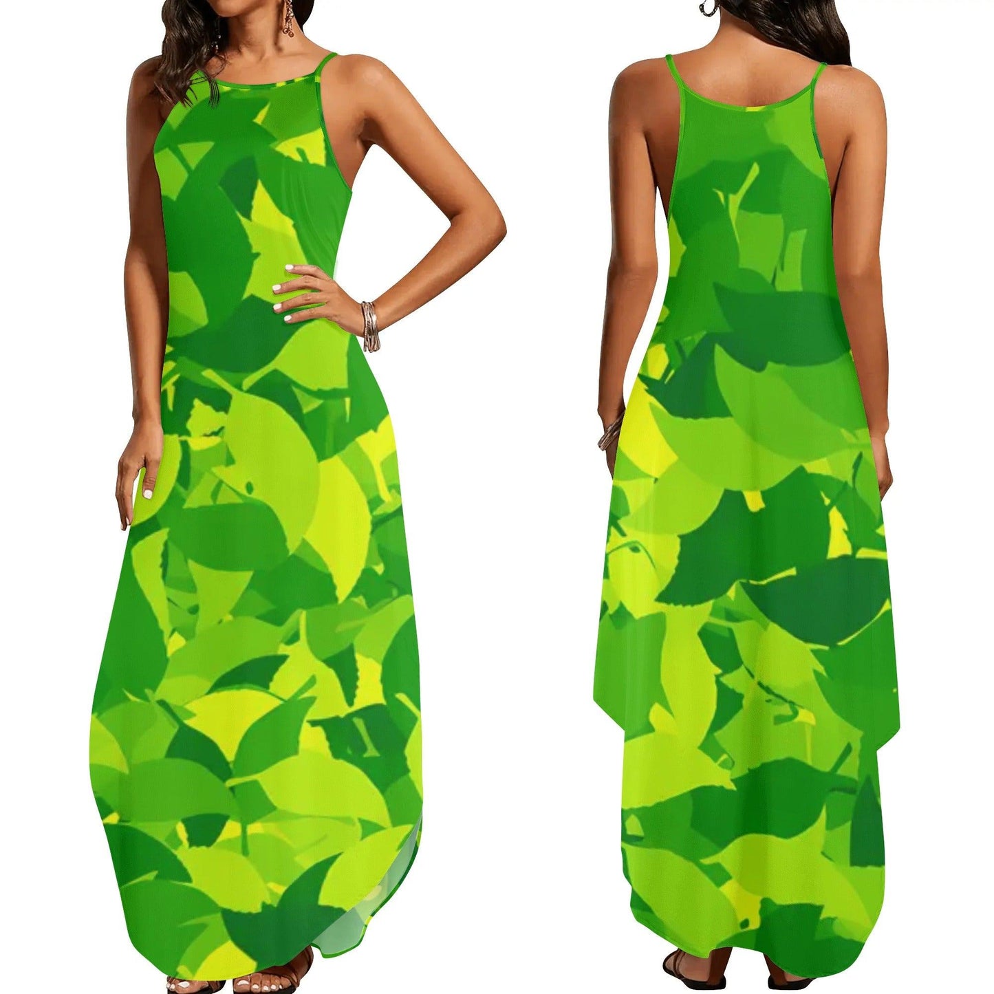 Green Leaf elegantes ärmelloses Abendkleid Abendkleid 77.99 Abendkleid, Elegant, Green, Leaf, ärmellos JLR Design