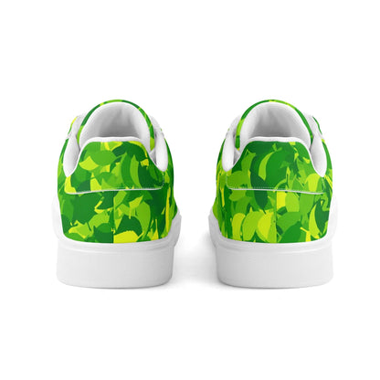 Green Leaf Low Top Leather Sneaker Low Top Sneaker 83.99 Green, Leaf, Leather, Low, Sneaker, Top JLR Design