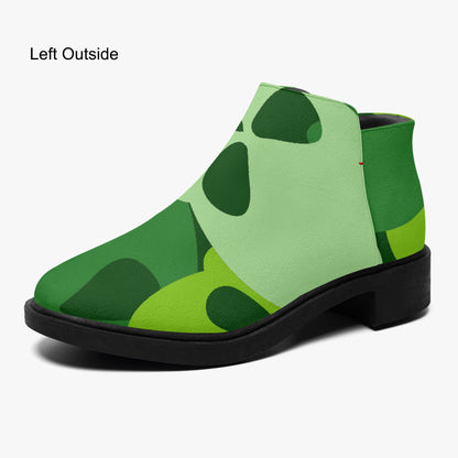Green Skull elegante Reißverschluss-Stiefeletten Stiefeletten JLR Design