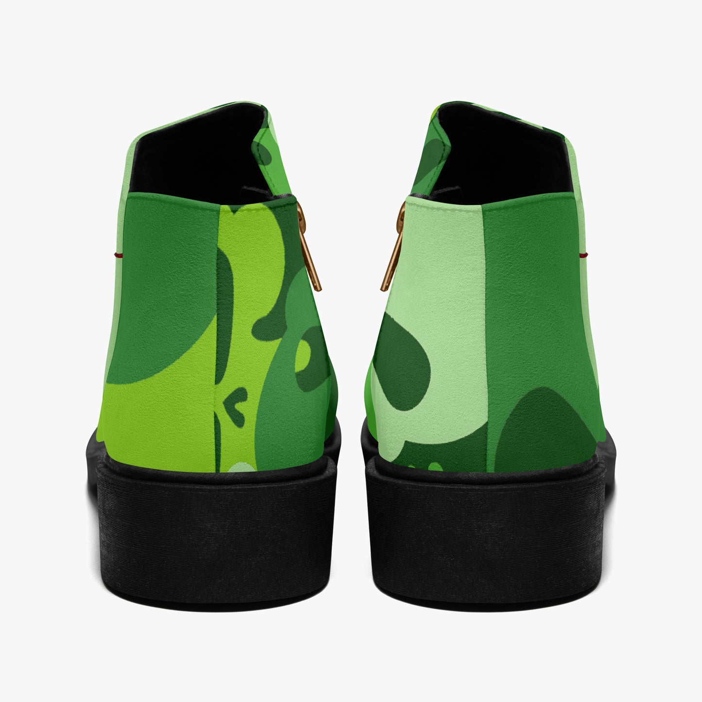 Green Skull elegante Reißverschluss-Stiefeletten Stiefeletten JLR Design