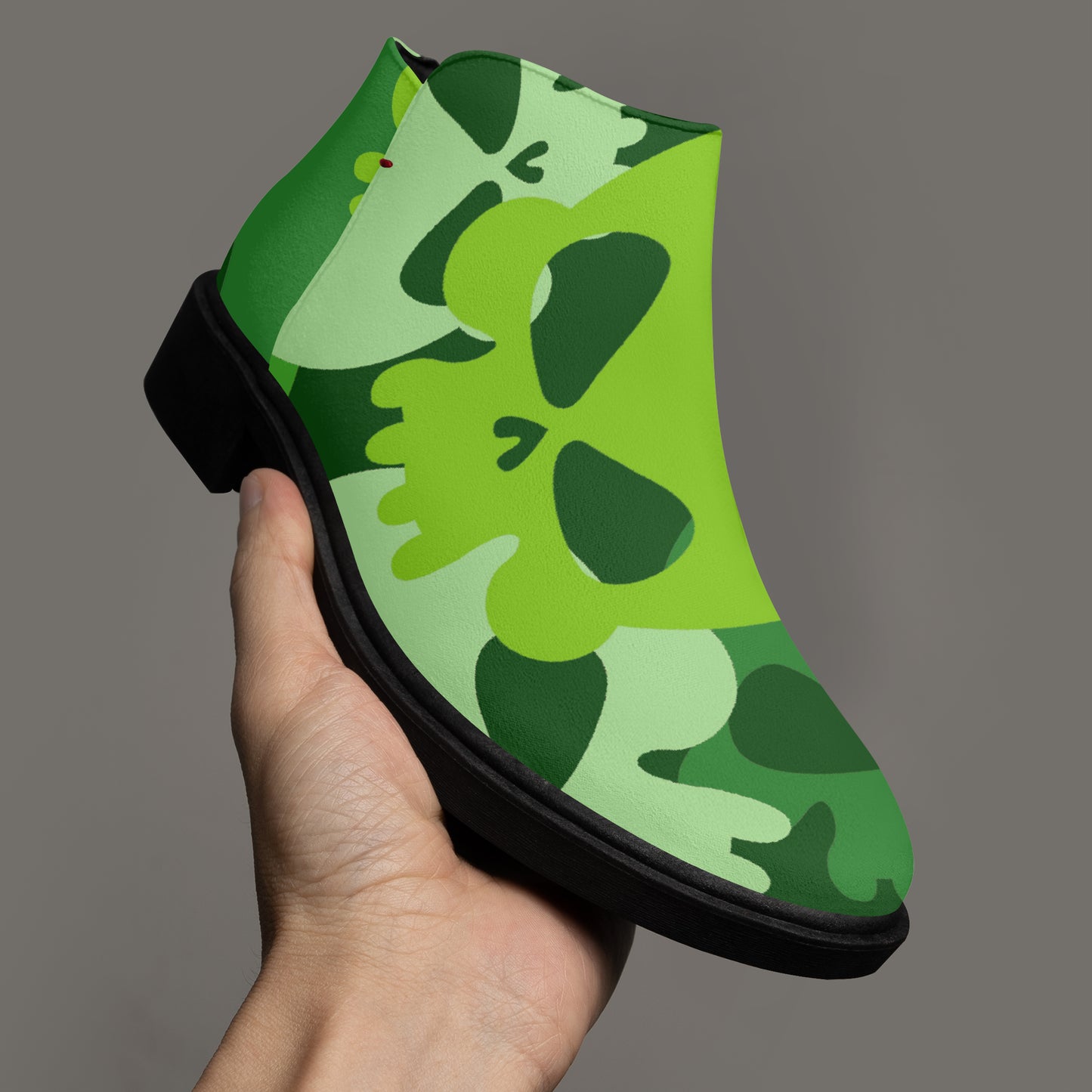 Green Skull elegante Reißverschluss-Stiefeletten Stiefeletten JLR Design