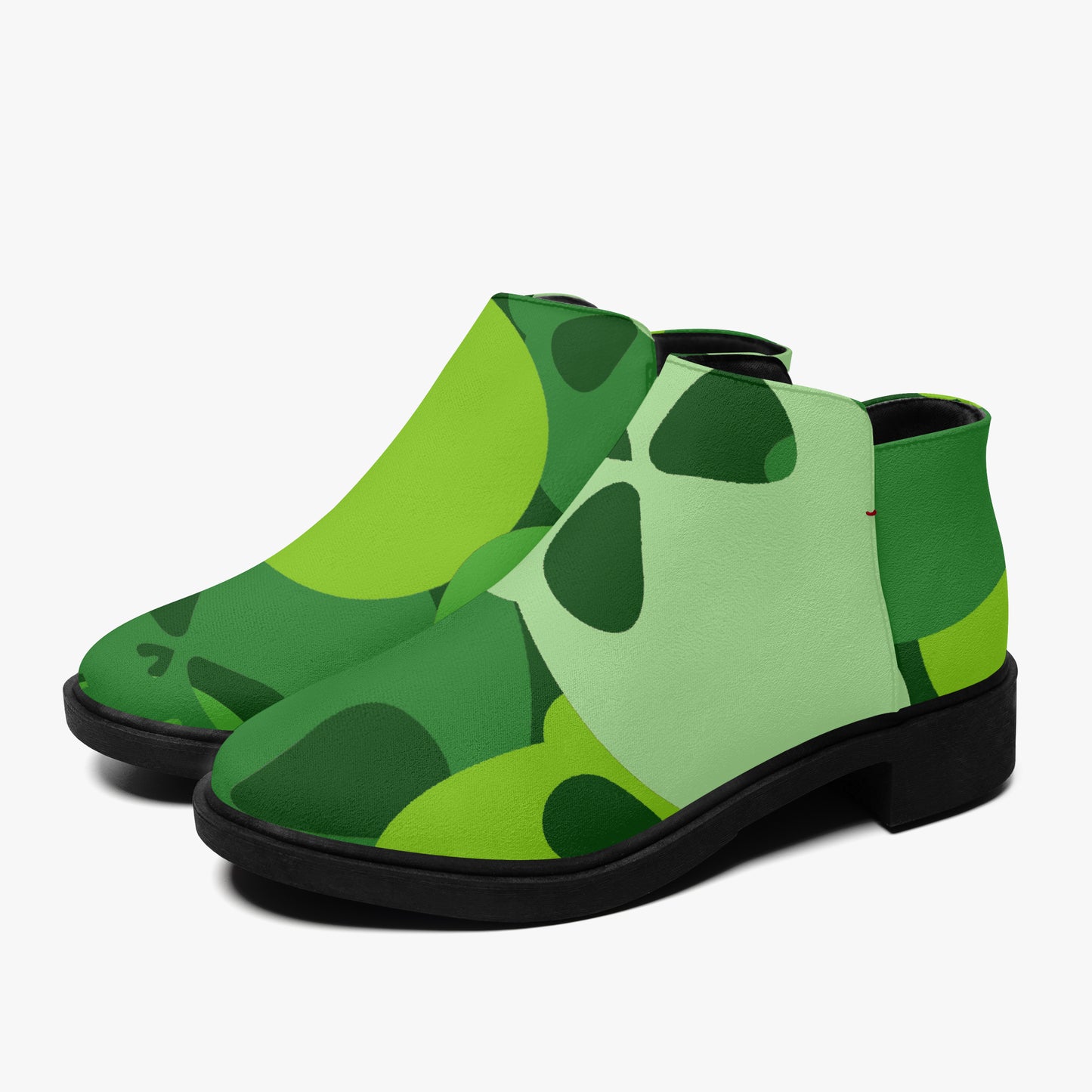 Green Skull elegante Reißverschluss-Stiefeletten Stiefeletten JLR Design