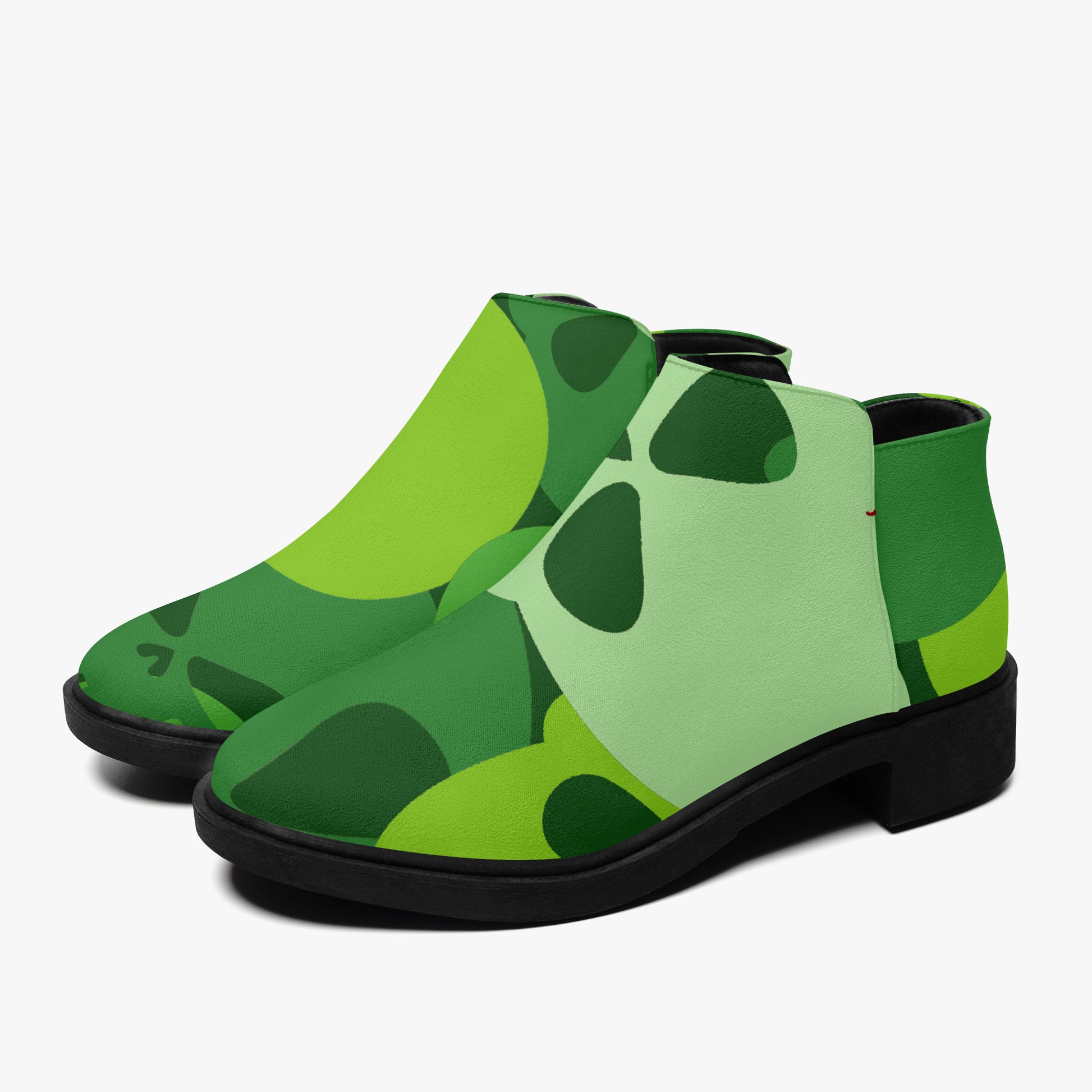 Green Skull elegante Reißverschluss-Stiefeletten Stiefeletten JLR Design